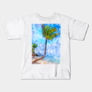 Beautiful Tropical Island Life Mauritius Kids T-Shirt